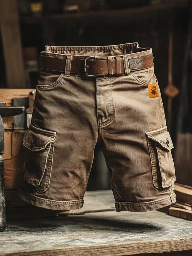 Ronan - Pantaloncini cargo smart casual